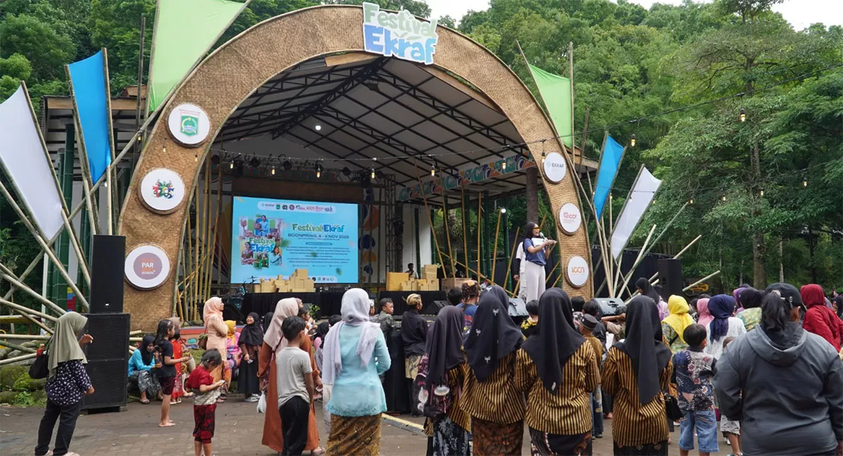 Indonesia Culture &amp; Creative Festival 2026 di Boon Pring, Malang, menjadi wadah kolaborasi lintas sektor untuk memperkuat ekosistem budaya lokal. (Dok. ICCN)
