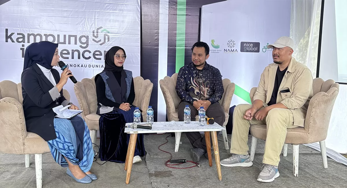 Wadahnya konten kreator! Kampung Influencer hadir di Cipanas untuk perkuat ekonomi kreatif Cianjur melalui kolaborasi digital yang inklusif. (Dok. ICCN)