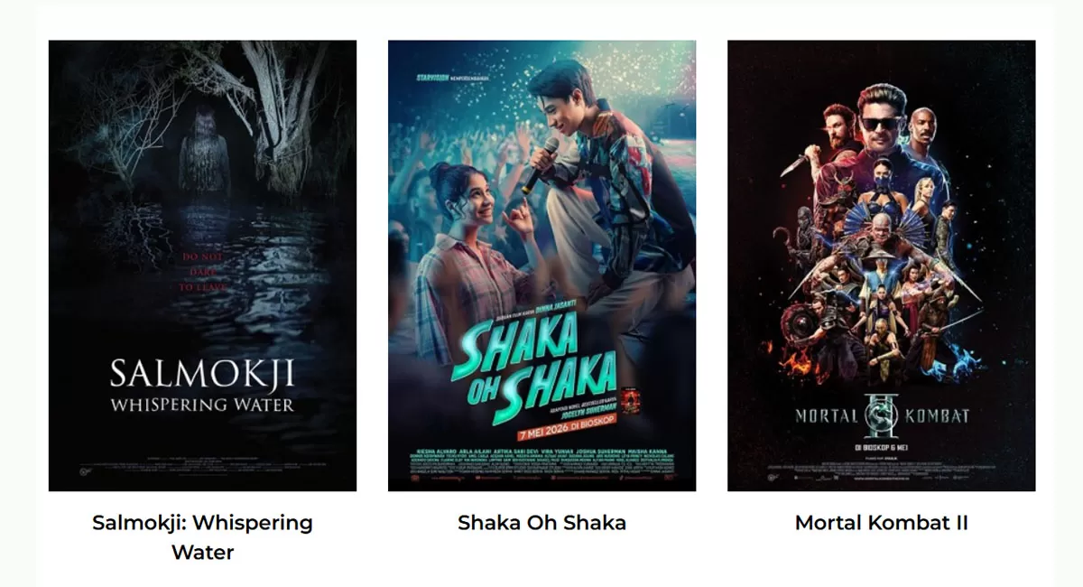 Jadwal film bioskop Tasik XXI Plaza Asia. diramaikan tayang perdana Shaka Oh Shaka dan deretan film baru. hari ini,&nbsp;Kamis, 7 Mei 2026. (Dok. Cinema21)