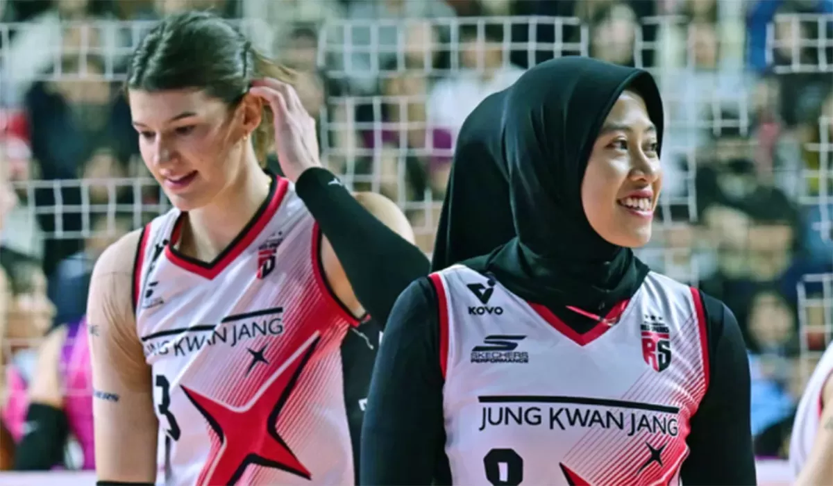 Masa depan Megatron jadi sorotan! Absen di seleksi Praha, Megawati Hangestri justru dikaitkan dengan Hyundai Hillstate lewat regulasi baru Liga Voli Korea. (Instagram/red_sparks)