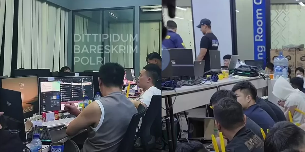 Polisi bongkar markas 321 WNA jaringan judol internasional di Jakbar yang gunakan visa wisata. Simak kronologi dan rincian penangkapannya di sini. (Instagram/dittipidum_bareskrim)