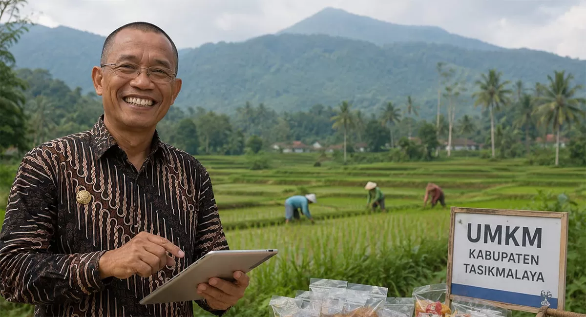 Pensiunan ASN Pemerintah Kabupaten Tasikmalaya, Drs. Rachmat Amir Sudyana, MM. (edited by AI)