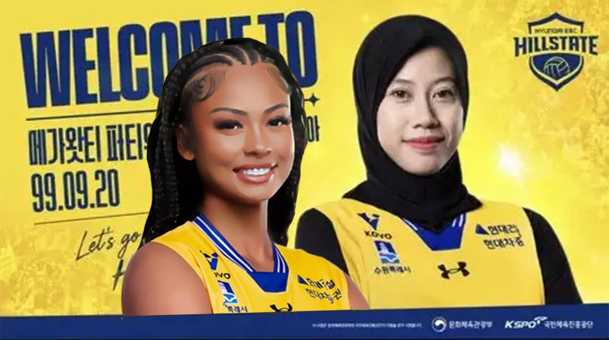 Megawati Hangestri resmi gabung Hyundai Hillstate dengan gaji fantastis. Siap bentuk duet maut bareng Jordan Wilson di Liga Voli Korea 2026/2027. (Instagram/hdecvolleyballteam)