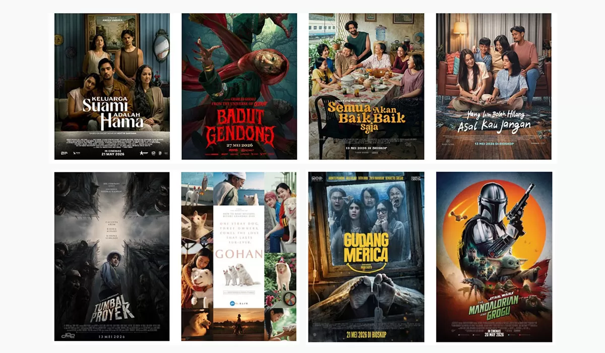 Simak jadwal film bioskop Tasik di Plaza Asia dan Transmart hari ini. Tersedia pilihan genre drama hingga thriller seru untuk isi libur akhir pekan. (Dok. Cinema21)