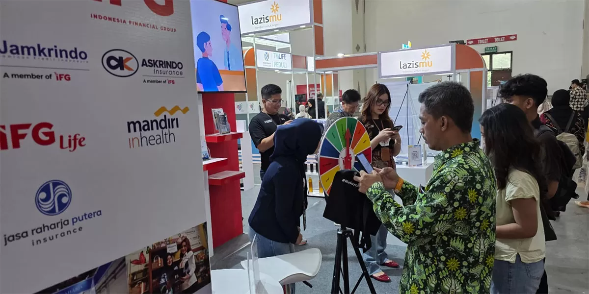 Sinergi industri asuransi dan penjaminan di Jogja Financial Festival 2026 fokus memacu literasi keuangan masyarakat demi ketahanan ekonomi nasional. (Dok. DFK)