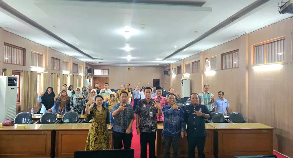 Aplikasi sistem ekraf terintegrasi resmi diperkenalkan guna mendongkrak daya saing UMKM di Kabupaten Pati lewat skema kolaborasi Hexahelix yang solid, Kamis (21/5/2026). (Dok. Promedia)