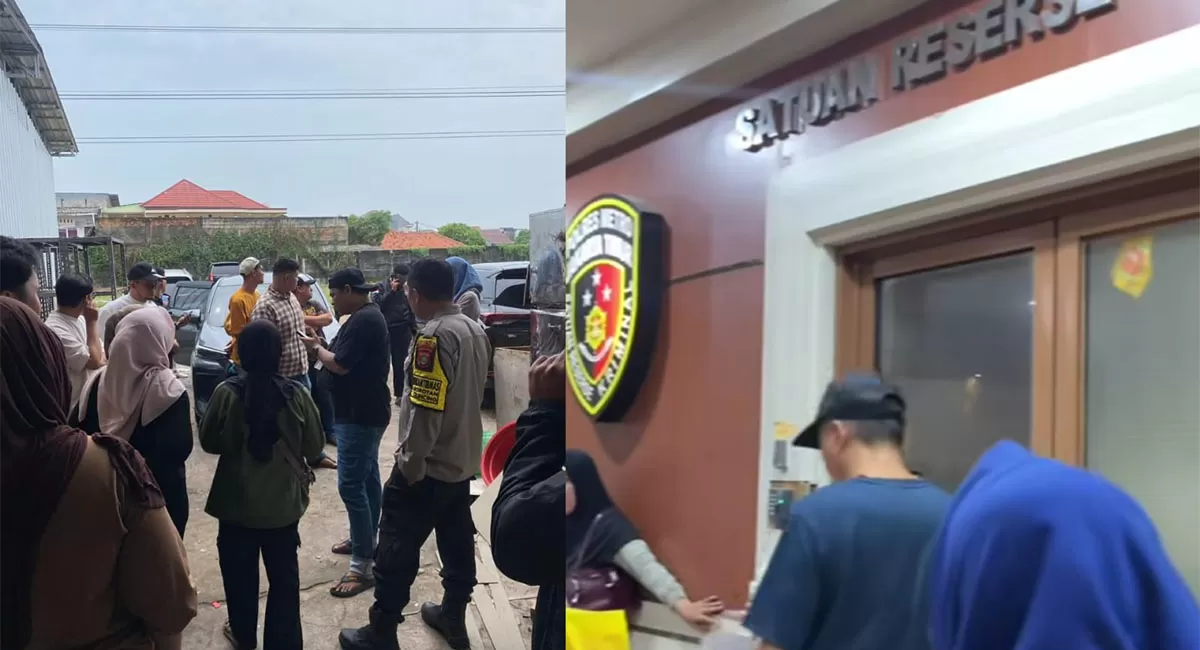 Puluhan calon pengantin melacak jejak kosong pemilik Marwah Catering Service yang kabur. Korban kecewa karena laporan polisi sempat ditolak. (Threads/a.cheerfulgirl)