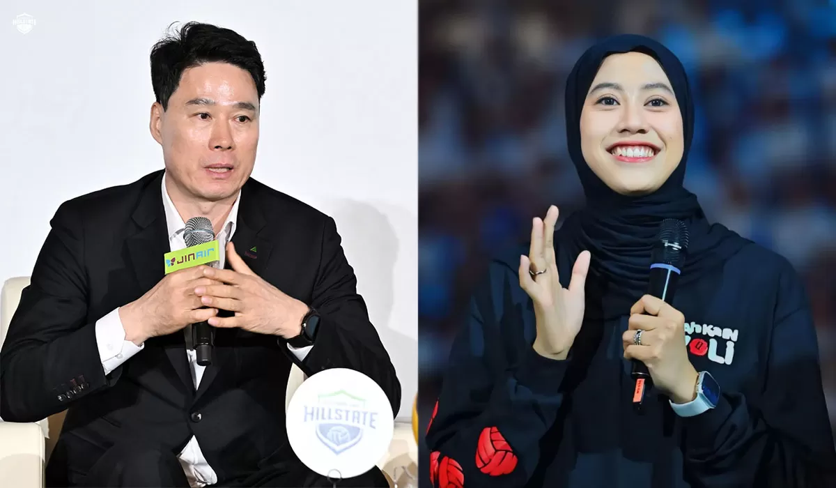 Pelatih Hyundai Hillstate ungkap fakta mengejutkan soal kondisi fisik Megawati jelang bergulirnya musim baru kompetisi Liga Voli Korea. (Instagram/hdecvolleyballteam - megawatihangaestrip)