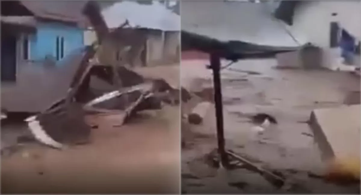 Banjir bandang Gorontalo Utara berdampak pada 529 KK di 5 desa. Lumpur dan material kayu masih menghambat aktivitas warga.   (Instagram/pandemictalks)