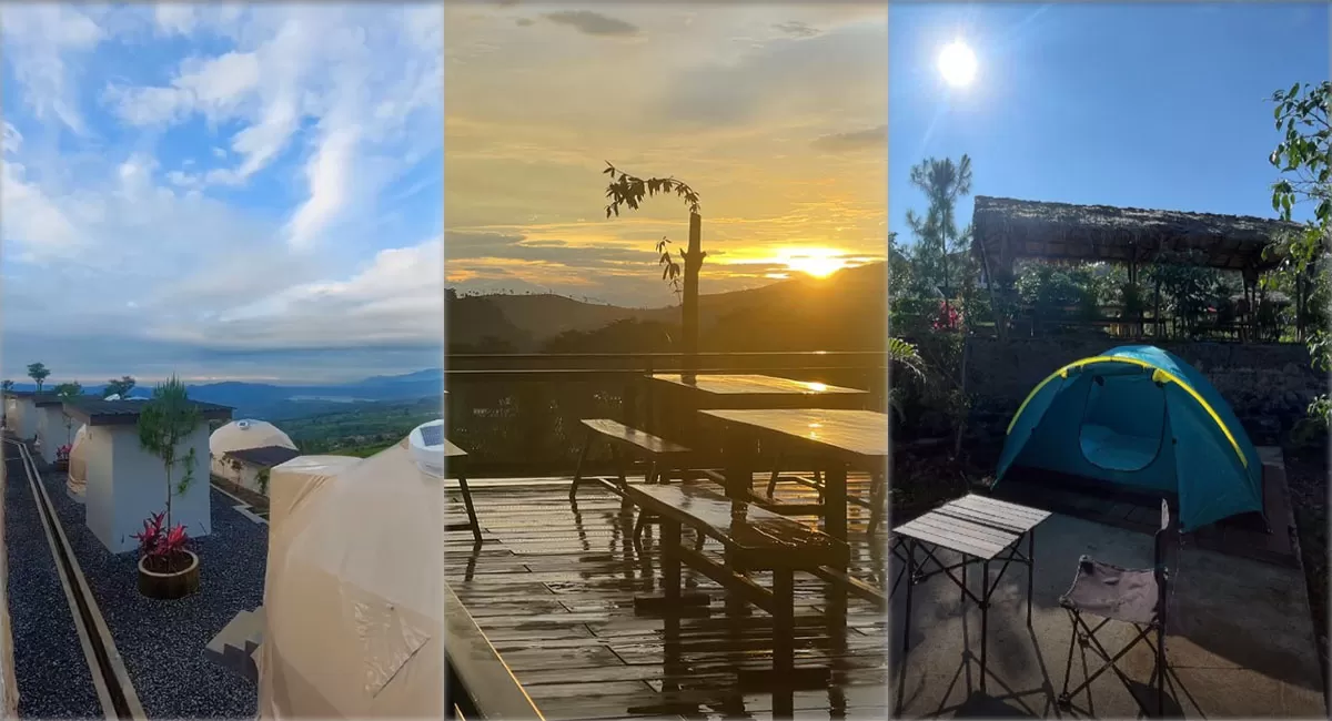 Embun Sangga Langit menawarkan destinasi wisata di Kuningan dengan glamping mewah, panorama Gunung Ciremai, dan suasana healing.   (Instagram/embunsanggalangit)