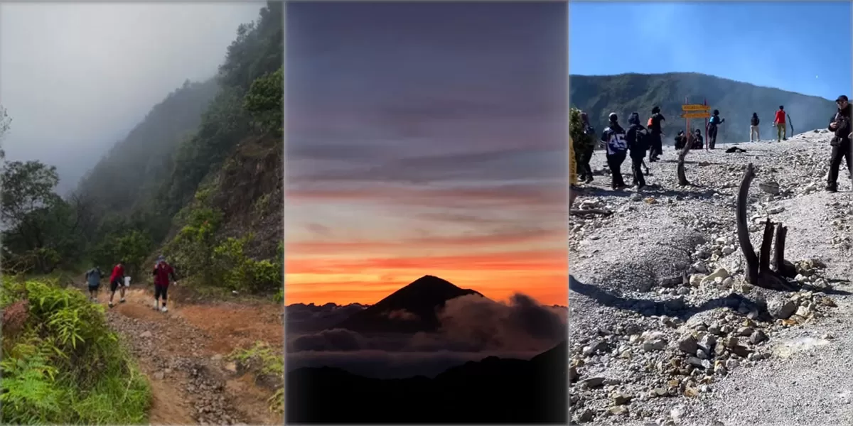 Gunung Papandayan di Garut menawarkan jalur pendakian ramah, Hutan Mati eksotis, dan area camping favorit pendaki.     (Instagram/papandayan_id)