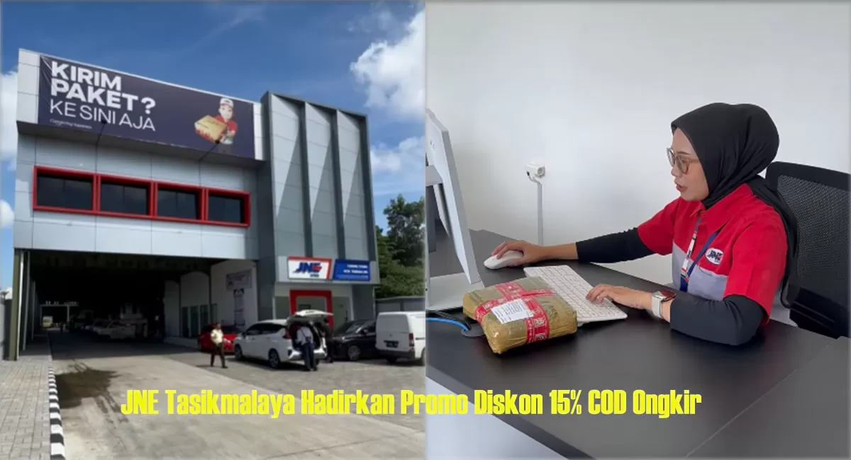 JNE Tasikmalaya menawarkan Promo Diskon 15 persen COD Ongkir bagi anggota JLC. Berlaku hingga 10 Juni 2026 untuk tujuan seluruh Indonesia. (Dok. AMS)