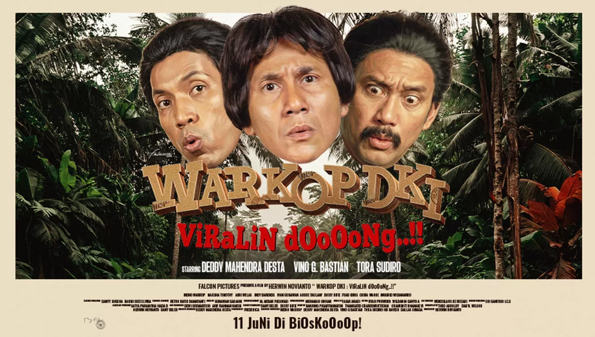 Cek jadwal film bioskop Tasik XXI Plaza Asia dan Transmart hari ini 13 Juni 2026, Colony, Warkop DKI, Backrooms siap temani akhir pekan. (Dok. Cinema21)