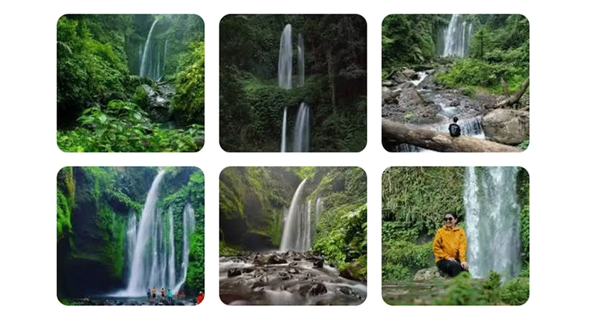 Wisata Air Terjun Sendang Gile di Lombok Utara menjadi destinasi favorit dengan panorama alam indah di kawasan Gunung Rinjani. (Tangkapan layar google map)