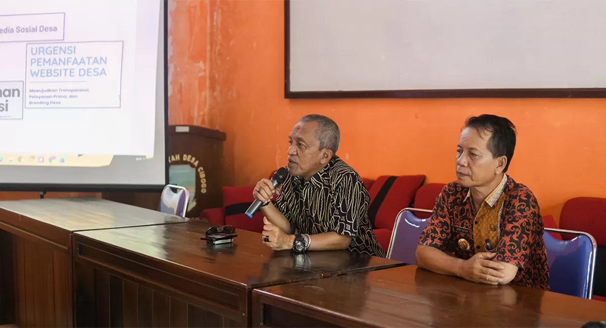 Kepala Diskominfo Pangandaran Tonton Guntari mengungkapkan digitalisasi desa di Pangandaran makin berkembang. Sebanyak 33 desa kini memanfaatkan domain desa.id untuk layanan publik. (Dok. Diskominfo Pangandaran)