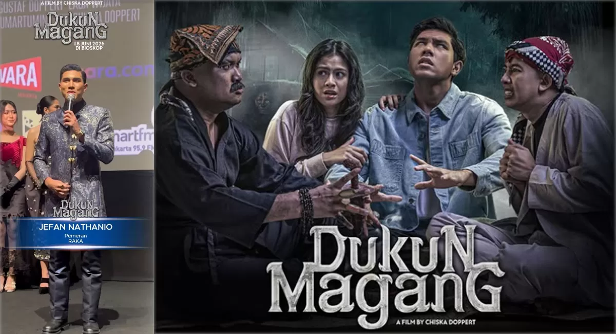 Dukun Magang resmi tayang perdana hari ini. Horor komedi tentang mahasiswa yang terpaksa belajar jadi dukun demi menyelamatkan desa. (Dok. Cinema21)