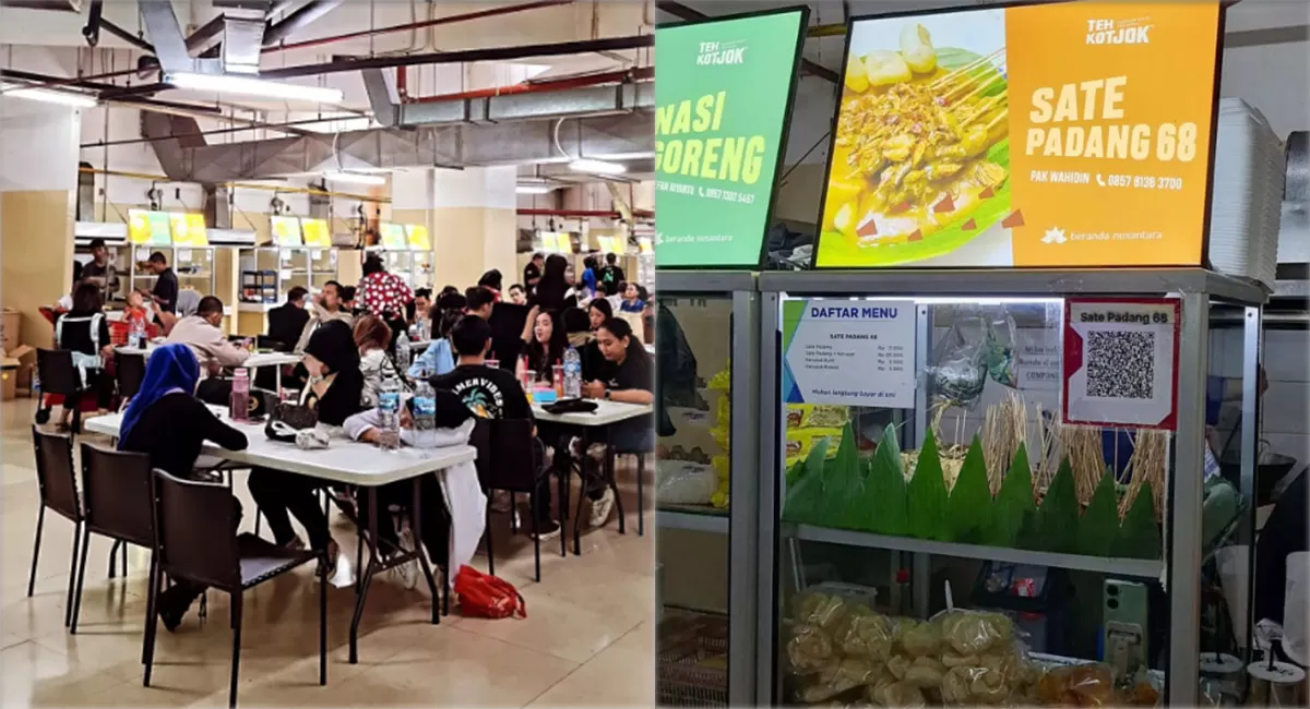 Kantin Karyawan Kokas menjadi pilihan wisata kuliner murah di Kota Kasablanka Jakarta Selatan dengan beragam menu Nusantara.   (Instagram/ellyshuang)