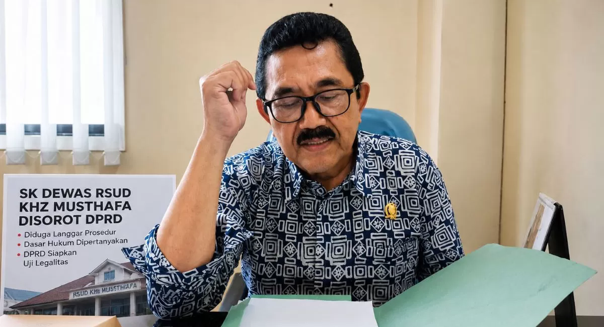 Wakil Ketua Komisi I DPRD Kabupaten Tasikmalaya dari Fraksi Gerindra Daerah Pemilihan (Dapil) 2, Rd. H. Eres Ruslil Aeres, SH. (Dok. DFK)