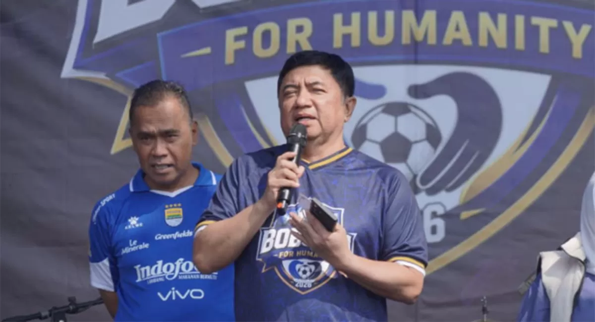 Celebration Bobotoh for Humanity 2026 di Garut melibatkan UMKM dan memperkuat pesan bahwa suporter sepak bola juga peduli sosial. (Dok. Diskominfo Garut)