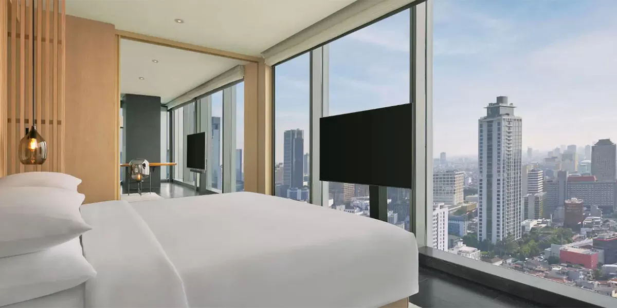 Mencari hotel mewah di Jakarta? Park Hyatt menawarkan fasilitas premium, kamar eksklusif, dan panorama kota yang memukau. (Dok. Park Hyatt )