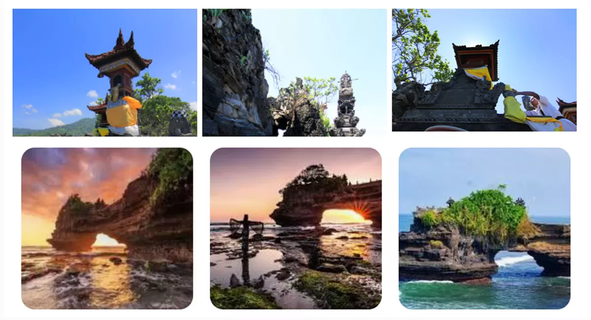 Wisata di Senggigi Lombok tak lengkap tanpa ke Pura Batu Bolong. Nikmati panorama laut, sejarah Hindu, dan sunset memukau.   (Laman indonesiakaya - Tangkapan layar google)