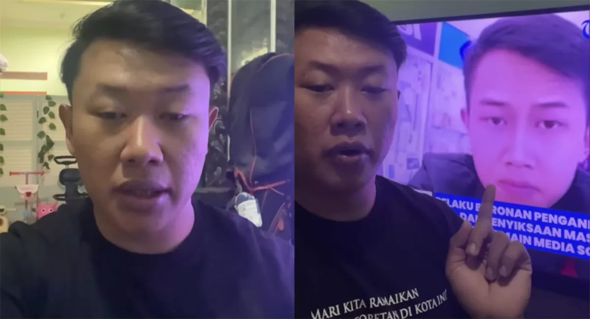 Warga Soreang mengaku sempat dituduh sebagai DPO kasus penyekapan Bandung. Video klarifikasi pun viral di media sosial. (Threads/aditya.peratama)