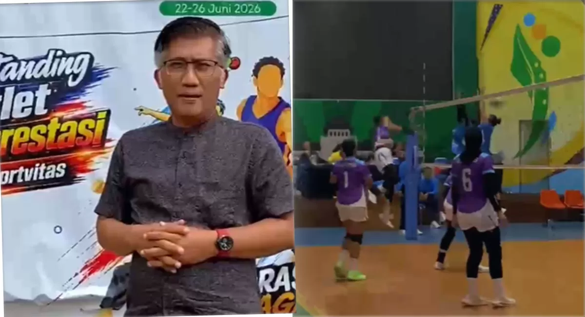Didi Sukardi hadir di POPWILDA Jawa Barat 2026 untuk menyemangati kontingen Kabupaten Ciamis yang berlaga di Arcamanik. (Dok. KDS)