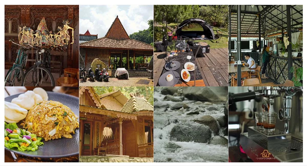 Pendopo Ciherang menawarkan wisata Sentul Bogor dengan sungai jernih, suasana sejuk, dan hidden gem yang cocok untuk healing.   (Instagram/pendopo_ciherang)