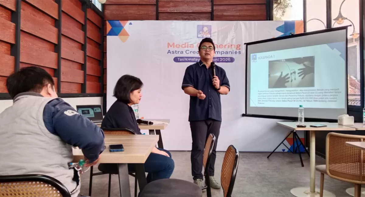 Astra Credit Companies (ACC) menggelar Media Gathering bersama jurnalis lokal di Tasikmalaya, Rabu (24/6/2026). ACC mendorong literasi keuangan dan pembiayaan sehat agar masyarakat lebih bijak memanfaatkan layanan kredit. (Dok. AMS)