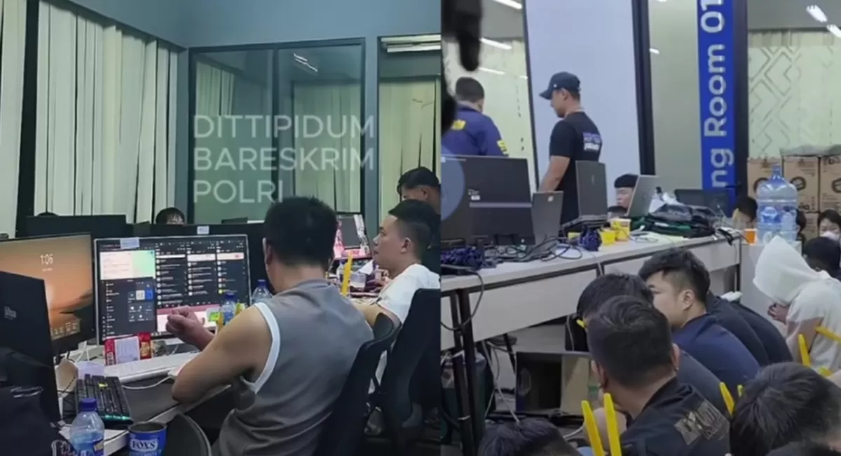 Kasus judol Hayam Wuruk terus berkembang. Polisi menetapkan 287 WNA sebagai tersangka dan mengusut deposit Rp13,9 triliun. (Instagram/dittipidum_bareskrim)