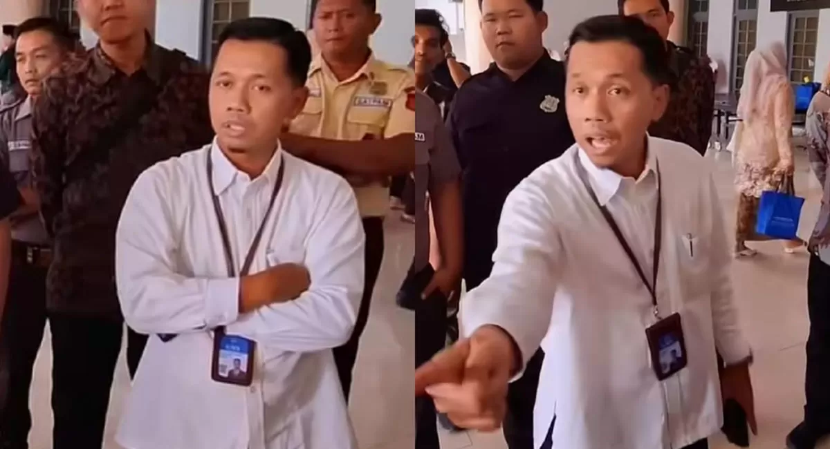 Viral Wakil Rektor UNY menyebut spanduk mahasiswa sampah. Debat soal SPPG saat aksi kampus menjadi sorotan publik. (Instagram/gardabiru_uny)