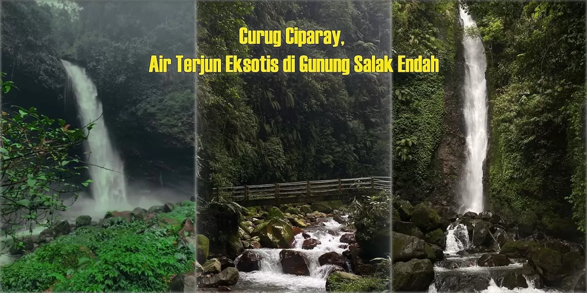 Curug Ciparay menawarkan wisata alam Bogor di Gunung Salak Endah dengan air terjun alami, udara segar, dan area camping.   (Instagram/okibhidayat.inst - curugciparayofficial)