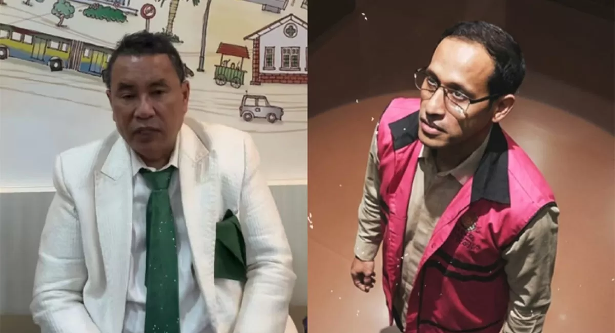Hotman Paris menanggapi Nadiem Makarim usai vonis 10 tahun, menyoroti audit BPKP dan dugaan keuntungan Google. (Instagram/hotmanparisofficial - nadiemmakarim)