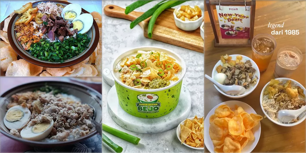 Bingung cari bubur ayam di Bandung? Coba rekomendasi bubur ayam legendaris di Bandung yang terkenal enak, murah, dan jadi favorit warga.   (Instagram/buburayamhamid - buburhayam_bejo - buburayampelana)