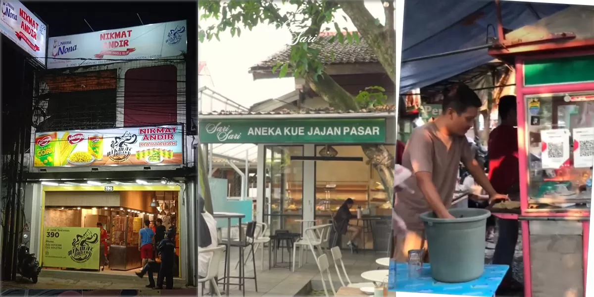 Dessert Bandung selalu menggoda selera. Martabak Andir, Sari Sari, dan Es Goyobod Kliningan siap memanjakan pencinta kuliner.   (Instagram/martabaknikmat.andir_asli - sarisari.jajanpasar - Kuliner Bandung)