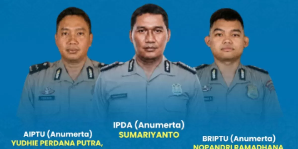 Tiga polisi tewas saat operasi gerebek bandar sabu di Katingan. Aiptu Sumariyanto ditemukan mengapung di Sungai Katingan. (Instagram/infobnn)