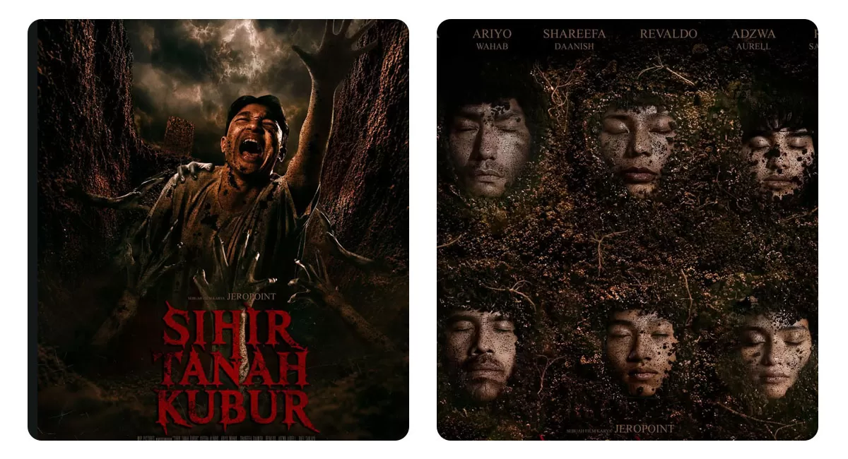 Sinopsis film Sihir Tanah Kubur tayang perdana hari ini. Teror Makam Wurung dan ilmu hitam siap menghantui layar bioskop. (Instagram/mvppictures_id)