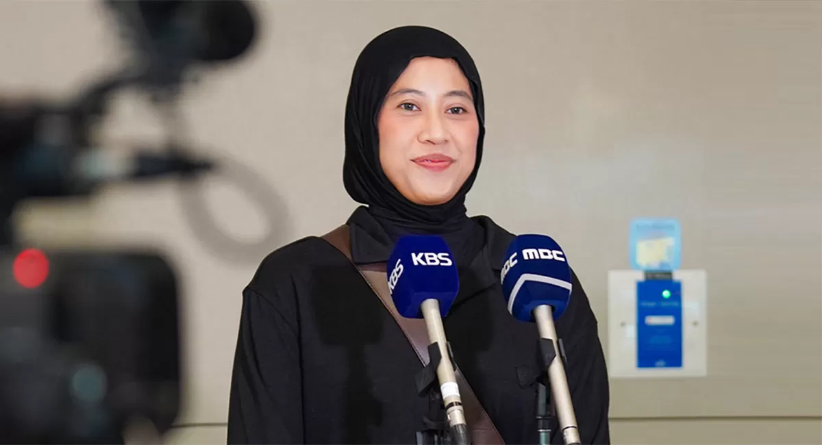 Megawati Hangestri optimistis menjalani musim bersama Hyundai Hillstate. Ia siap mengejar gelar juara setelah kembali ke Korea. (Instagram/hdecvolleyballteam)