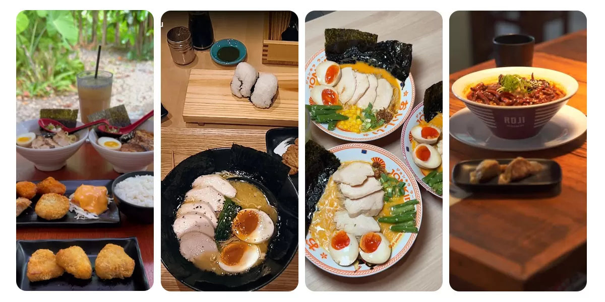 Cari ramen di Bintaro? Simak rekomendasi ramen halal dengan kuah gurih, harga terjangkau, dan cita rasa autentik berikut ini.   (Instagram/tsukaramen.id - kyoramen - jonkira.id - rojiramen.id)