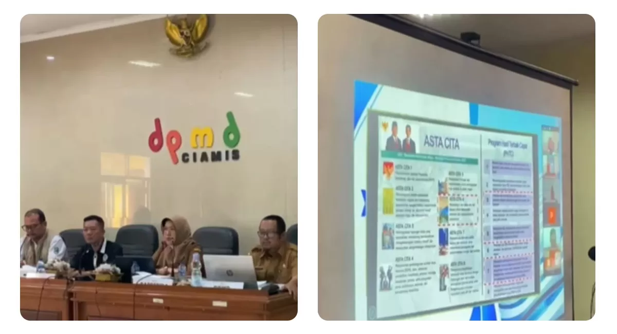 DPMD Kabupaten Ciamis menggelar Pemutakhiran Indeks Desa 2026 di Aula DPMD Kabupaten Ciamis, Selasa, 14 Juli 2026. Sebanyak 220 Desa Mandiri menjadi modal memperkuat pembangunan desa. (Dok. Diskominfo Ciamis)