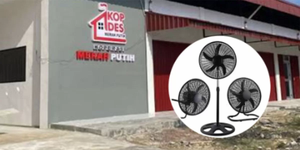 Pengadaan kipas angin Rp1,8 triliun untuk Kopdes Merah Putih menjadi sorotan DPR. Menkop menyebut proyek itu bukan di Kemenkop. (Instagram.com/sukabumiupdate)