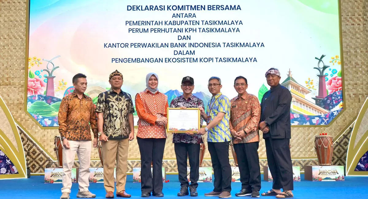 JAYANTARA Priangan Timur 2026 resmi dibuka. BI dan Pemkab Tasikmalaya mendorong UMKM memperkuat digitalisasi dan memperluas pasar hingga global. (Dok. AMS)