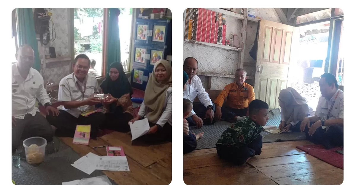 SASEN BAGJA Ciamis mengajak satu ASN mendampingi satu balita. Dari kunjungan rumah hingga edukasi gizi, langkah bersama cegah stunting sejak dini. (Dok. Kominfo Ciamis)