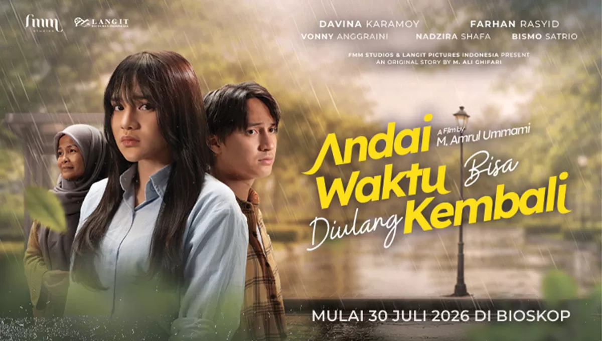 Jadwal bioskop Transmart Tasikmalaya XXI hari ini, 30 Juli 2026 menghadirkan film drama Andai Waktu Bisa Diulang Kembali yang tayang perdana. (Dok. Cinema21)