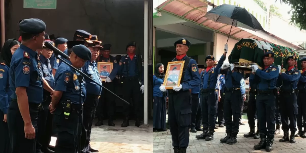 Andriyono, anggota damkar Jakarta Timur, gugur saat menangani kebakaran Kramat Jati. Rekan mengungkap cita-cita almarhum 15 tahun lalu yang mulia itu.   (Instagram.com/@damkarjakartatimur)