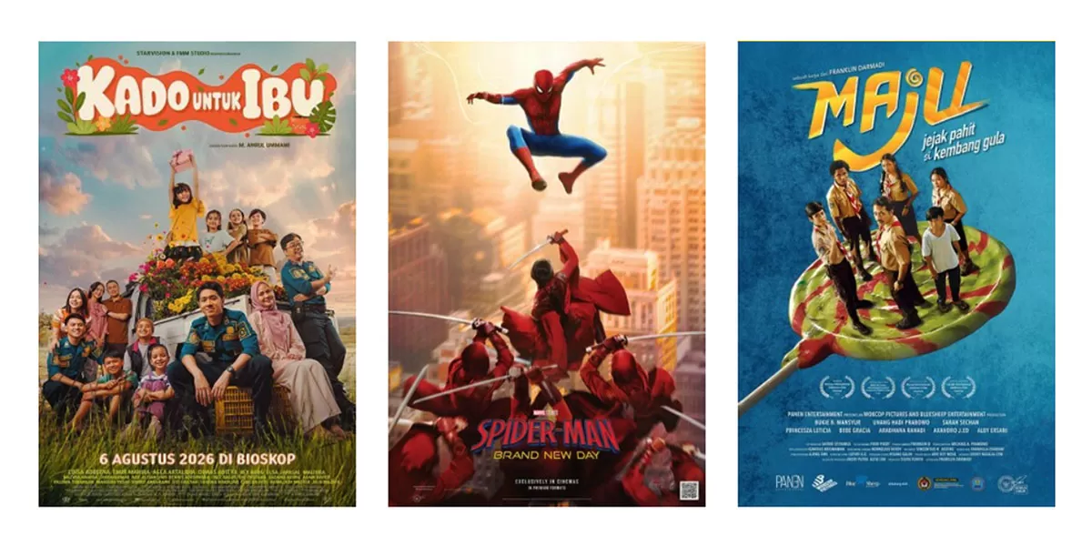 Jadwal bioskop Tasik XXI Plaza Asia dan Transmart hari ini, Kamis 6 Agustus 2026. Saksikan 2 film Indonesia terbaru yang tayang perdana. (Dok. Cinema21)