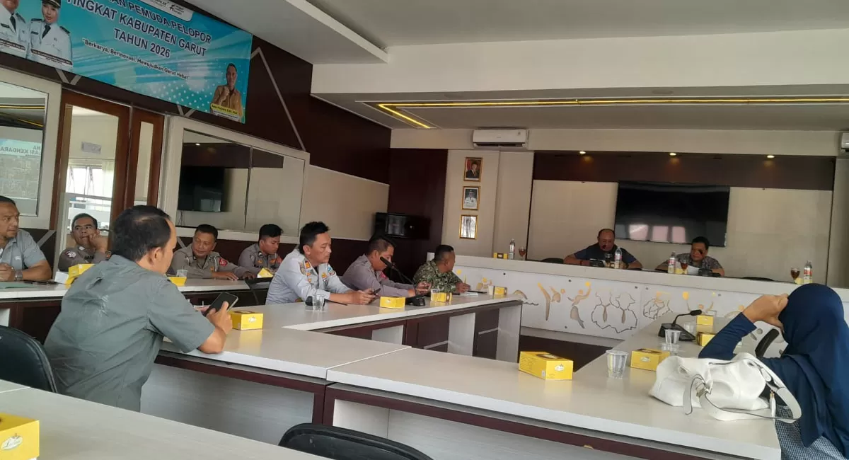Pemkab Garut mematangkan GEMAR bersama lintas sektor jelang Car Free Day 23 Agustus 2026. Senam massal siap mengajak masyarakat hidup sehat. (Dok. Kominfo Garut)