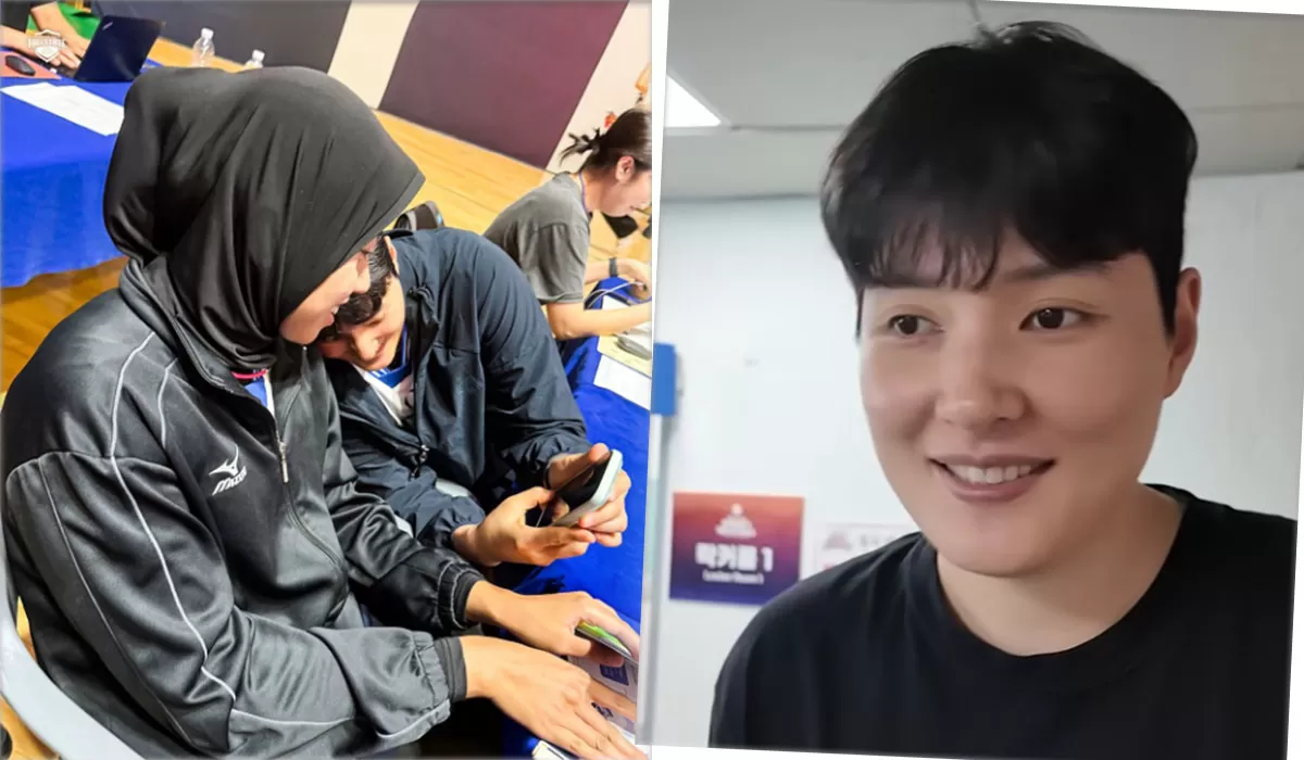Kim Hee Jin akhirnya buka suara soal Megawati Hangestri. Pemain senior Korea itu optimistis Hyundai Hillstate punya kekuatan baru musim ini (Instagram/hdecvolleyballteam)