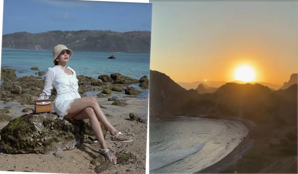 Jessica Mila klarifikasi liburan ke Pulau Padar. Di sisi lain, KSOP Labuan Bajo memeriksa tiga nakhoda dan menjatuhkan sanksi kepada satu nakhoda. (Instagram/merdioctav)