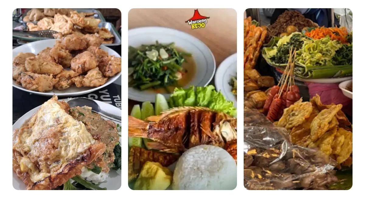 Cari nasi pecel Jogja saat liburan? Tiga pilihan pecel Jogja ini cocok untuk pencinta kuliner Jogja, dari Bu Ramelan hingga Pecel Senggol. (Tangkapan layar google)